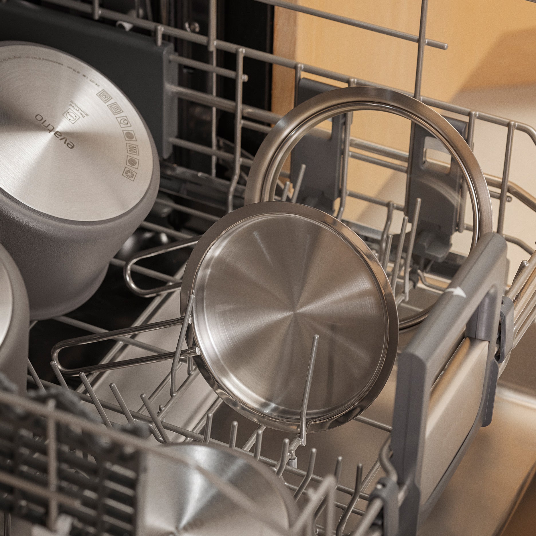 Tallerkenlåg Ø20 cm rustfrit stål